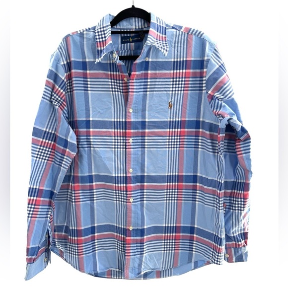 Ralph Lauren Other - Ralph Lauren Blue Plaid Long Sleeve Button Down Shirt